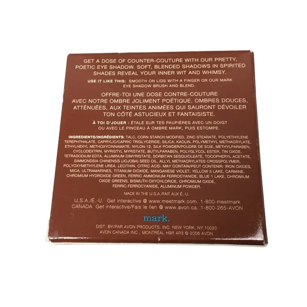 mark. Bohista Eye Shadow Quad Palette 4 Full Size I-mark. Eyeshadows Avon RARE